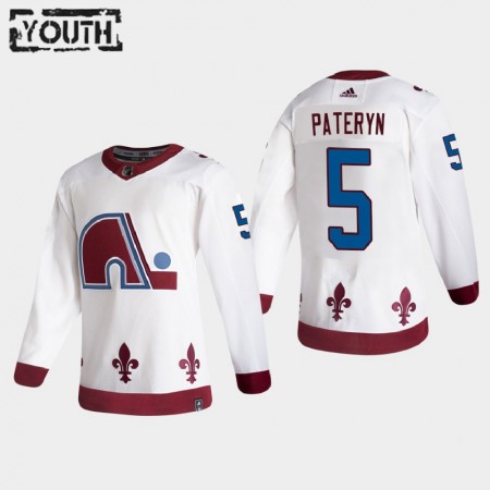 Colorado Avalanche Greg Pateryn 5 2020-21 Reverse Retro Authentic Shirt - Kinderen